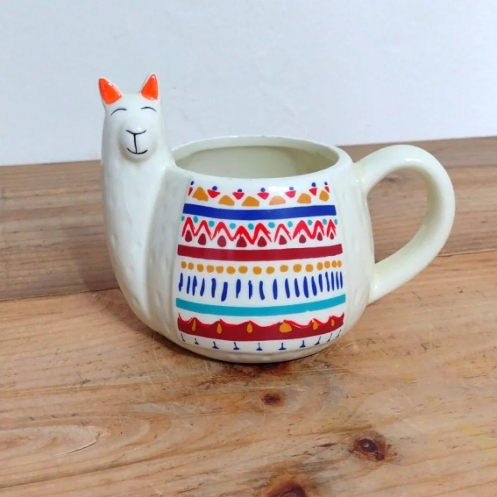 Dave and Buster's Ceramic Alpaca Coffee Mug